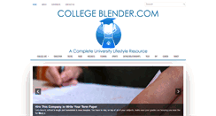 Desktop Screenshot of collegeblender.com