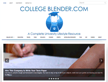 Tablet Screenshot of collegeblender.com